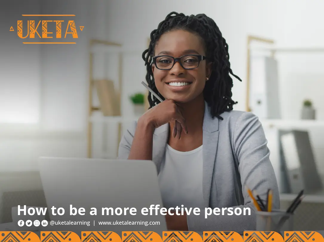 How to be a more Effective Person